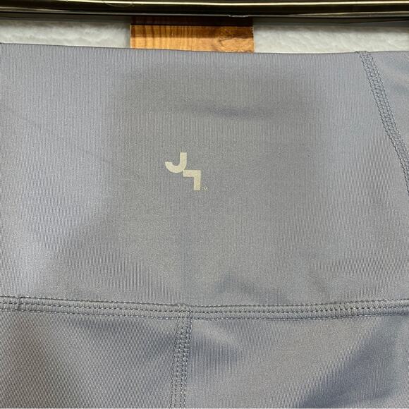 Joy Lab Light Blue High Rise Perforated Cropped Leggings Size M - Picture 5 of 11